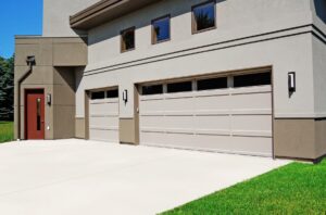 Overlay Recessed Panel Garage Door