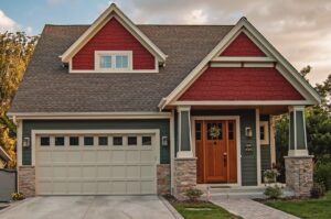 Overlay Recessed Panel Garage Door