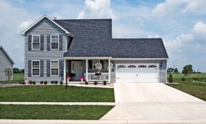 Stamped Carriage Garage Door