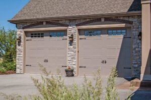 Stamped Carriage Garage Door