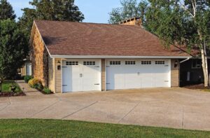 Stamped Carriage Garage Door